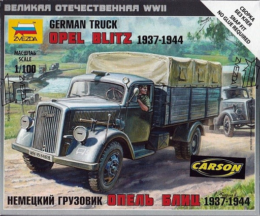 Zvezda 6126 1/100 Opel Blitz 1937-1944 - German Truck - Hobby City NZ