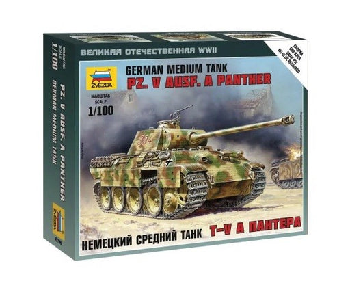 Zvezda 6196 1/100 Pz.Kpfw. V Panther Ausf. A - German Medium Tank (8278270935277)