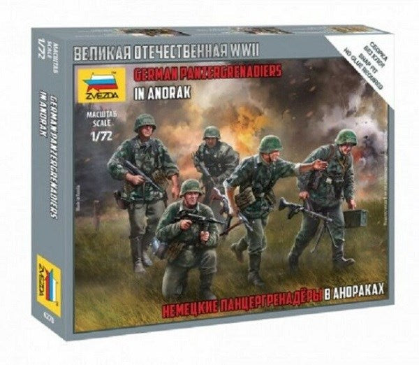 Zvezda 6270 1/72 German Panzergrenadiers in Anoraks (8278272868589)