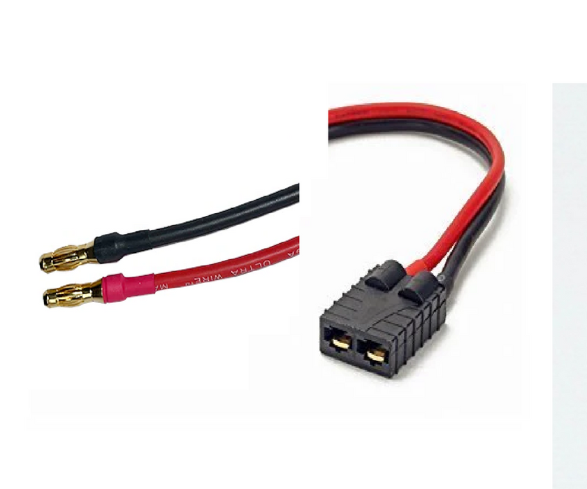 Helios - Adapter Lead / Charge Cable - Traxxas (Female) To 5.5 Gold (Bullet) (8689308008685)