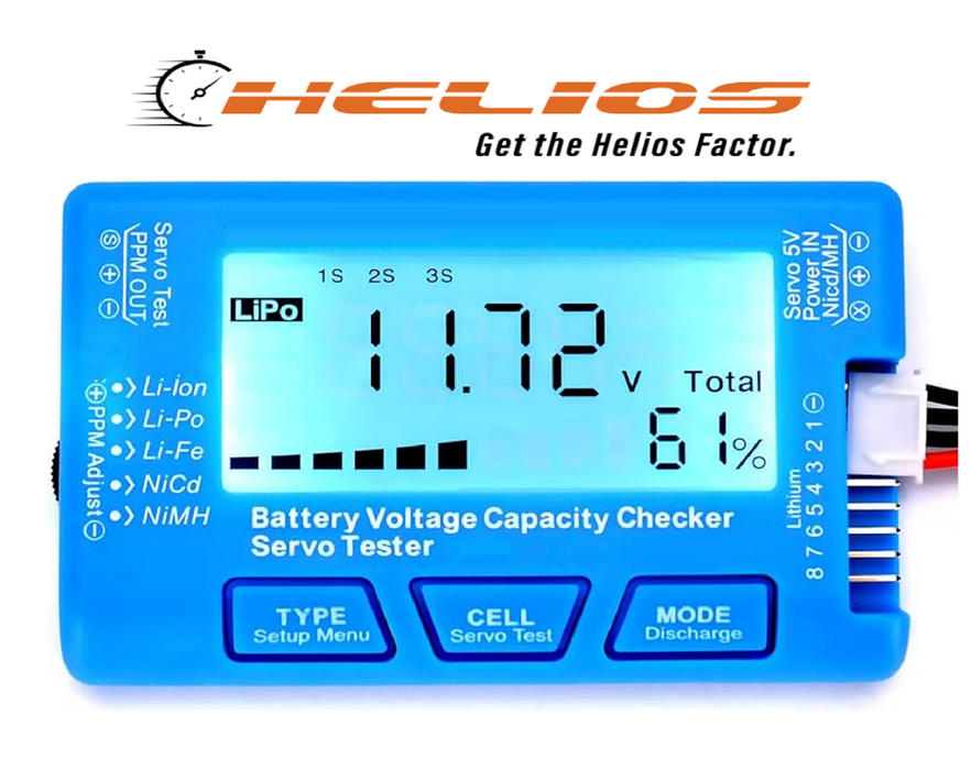 Helios - 8S LCD Digital Battery Capacity Checker (8689307156717)