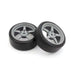 Kyosho FATH705GYD Pre-mounted Drift Tires (5-Spoke Racing Wheels) - 1 Pair - Hobby City NZ (7778912370925)