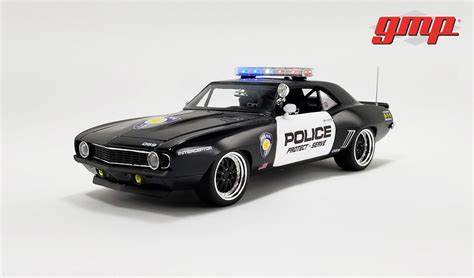 GMP Die Cast Replicas GMP-18935 1/18 1969 Chevrolet Camaro - Street Fighter Police Interceptor (8867958194413)