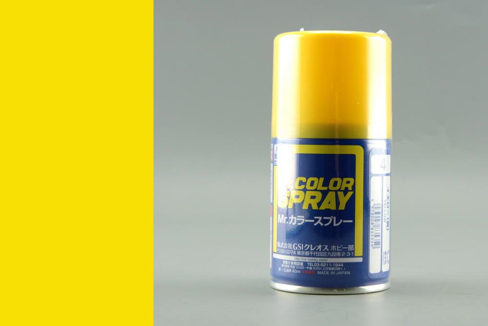 Gunze S004 Mr. Color Spray Gloss Yellow (7598548582637)