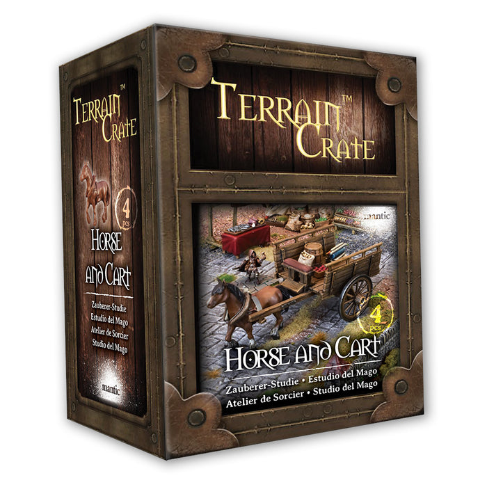 Mantic Games MGTC166 Sci-Fi Terrain Horse & Cart (8847314452717)