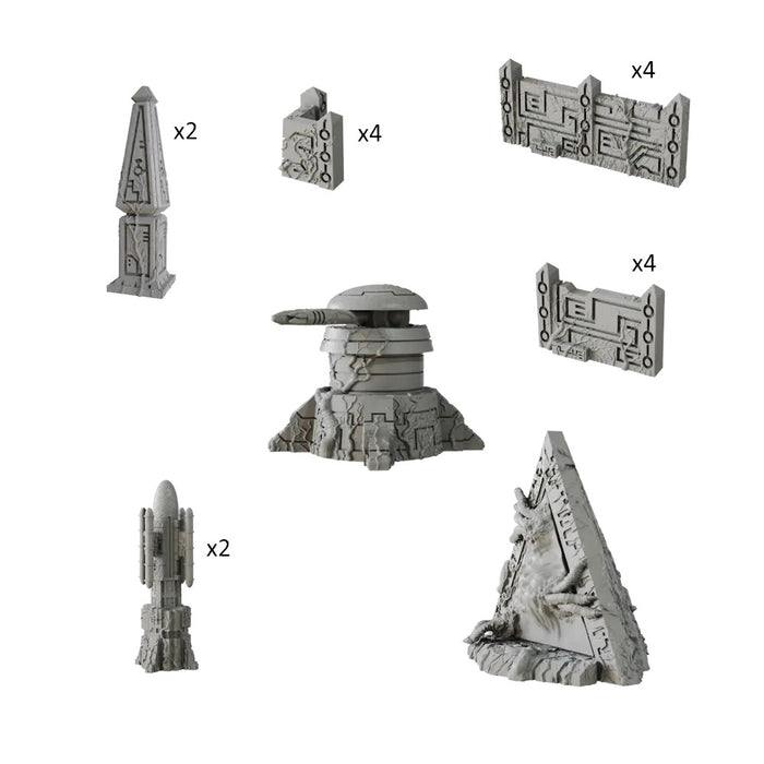 Mantic Games MGTC232 Sci-Fi Terrain Xenos Stronghold (8847312126189)