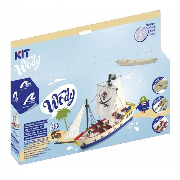 Artesania Latina 30509N Junior Wody Kit: Pirate Ship (8327575273709)