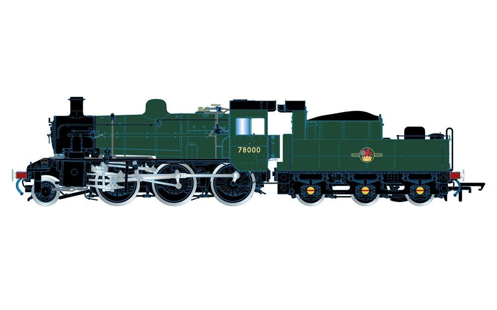 Hornby R3839 BR STd 2MT '78000' - Hobby City NZ (8531186876653)