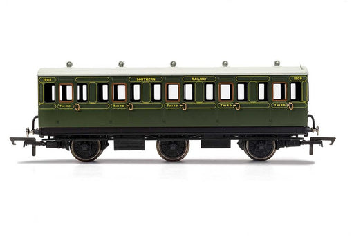 Hornby R40086 SR 6Wheel Coach 3rd Cl. 1908 - Hobby City NZ (7825143234797)