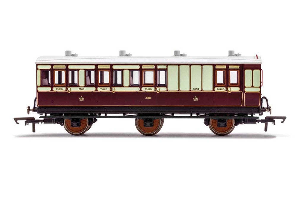 Hornby R40122 LNWR 6WC Brake3rd Cl. F/Lghts - Hobby City NZ (7825141432557)