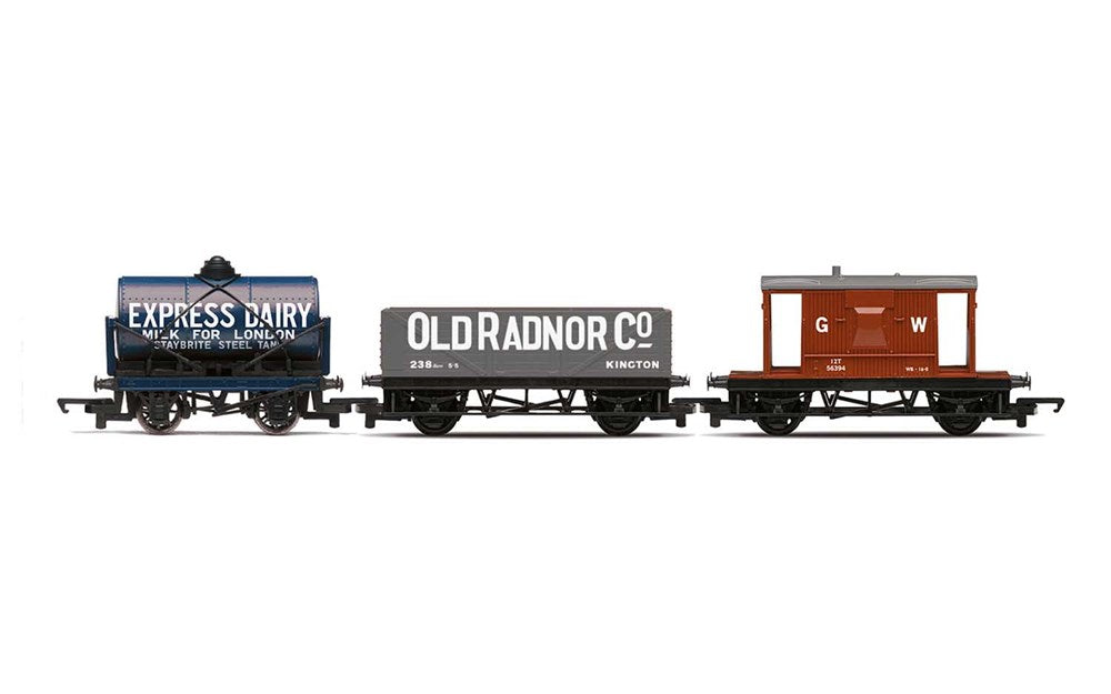 Hornby R60047 Trpl Wgn Pck Mxd Wgn/Brake Van (8120344150253)