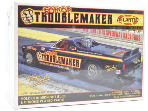 Atlantis Models M2204 1/24 El Camino Funny Car - Hobby City NZ