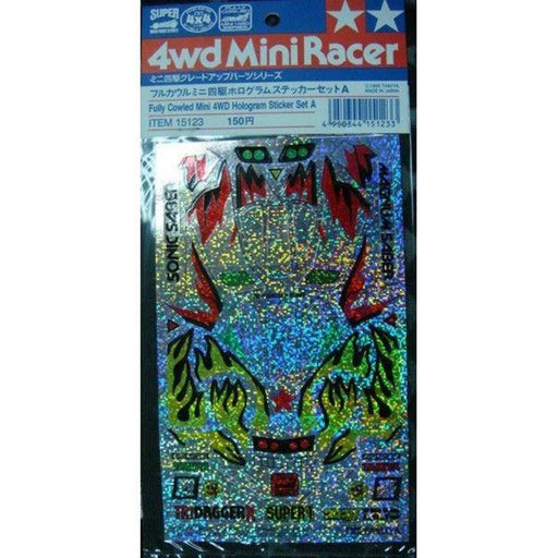 Tamiya 15123 MINI 4WD HOLOGRAM STICKER-F/CL - Hobby City NZ (8294587597037)