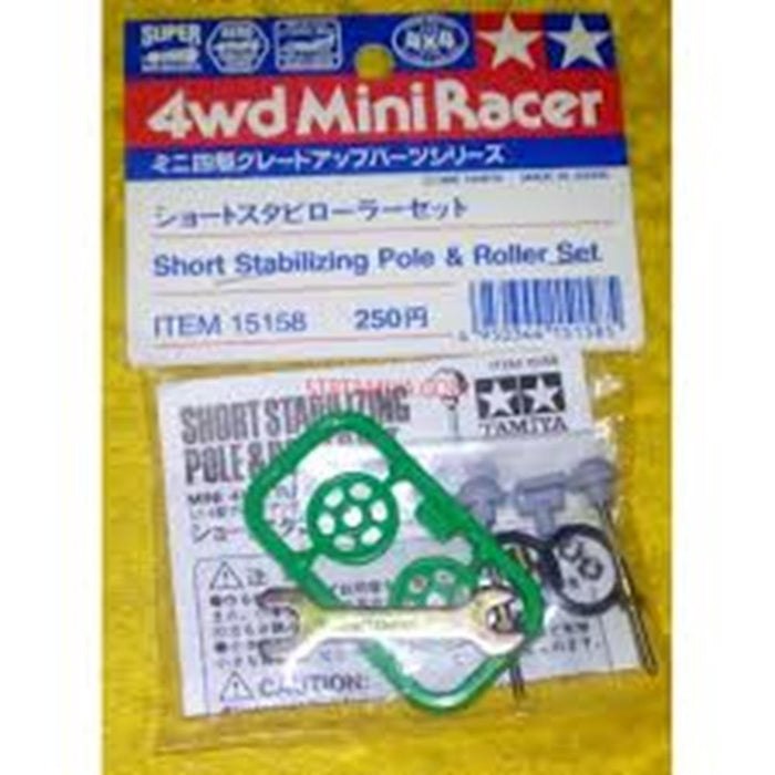 Tamiya 15158 MINI 4WD STAB POLE/ROLLER SET - Hobby City NZ (8294587662573)