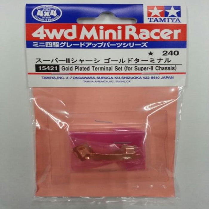 Tamiya 15421 MINI4WD GOLD TERMINAL SET FOR SUPER II (7927525605613)