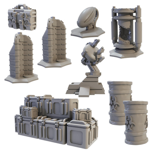 Mantic Games MGTC185 Sci-Fi Terrain Sci-fi Objectives (8847311044845)