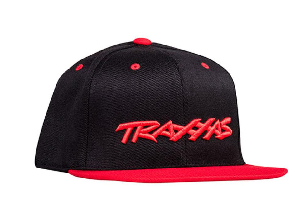 Traxxas 1183-BLR - Snap Hat Flat Bill Black/Red