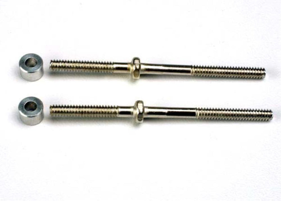 Traxxas 1937 - Turnbuckles (54mm) (2)/ 3x6x4mm aluminum spacers (rear camber links) (769040547889)