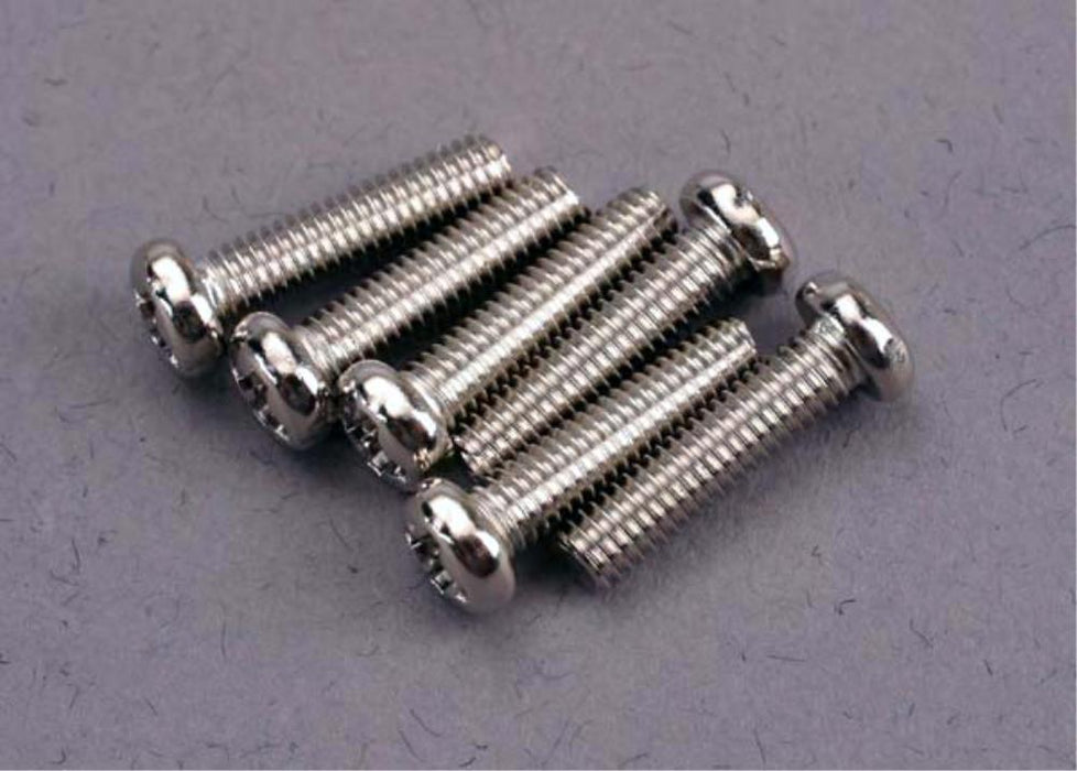 Traxxas 2561 - Screw 3x12mm roundhead machine (6) - Hobby City NZ (8827585134829)