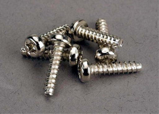 Traxxas 2676 - Screws 3X12Mm Roundhead Self-Tapping (6) (8827587690733)