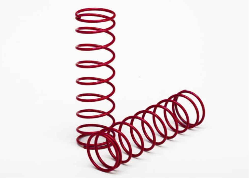 Traxxas 3758R - Springs Front (Red) (2)