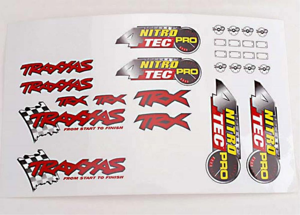 Traxxas 4814 - Decal Sheet Nitro 4-Tec Pro