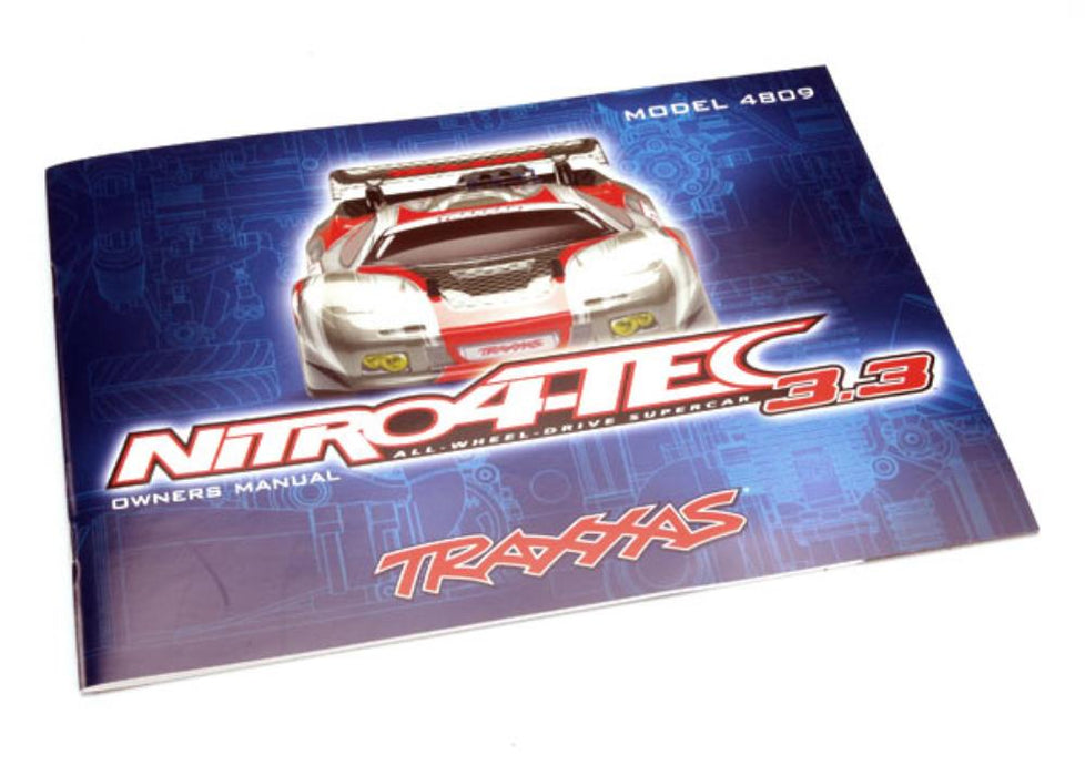 Traxxas 4899R - Owner'S Manual Nitro 4-Tec (With Trx 3.3 Racing Engine) (8827968979181)