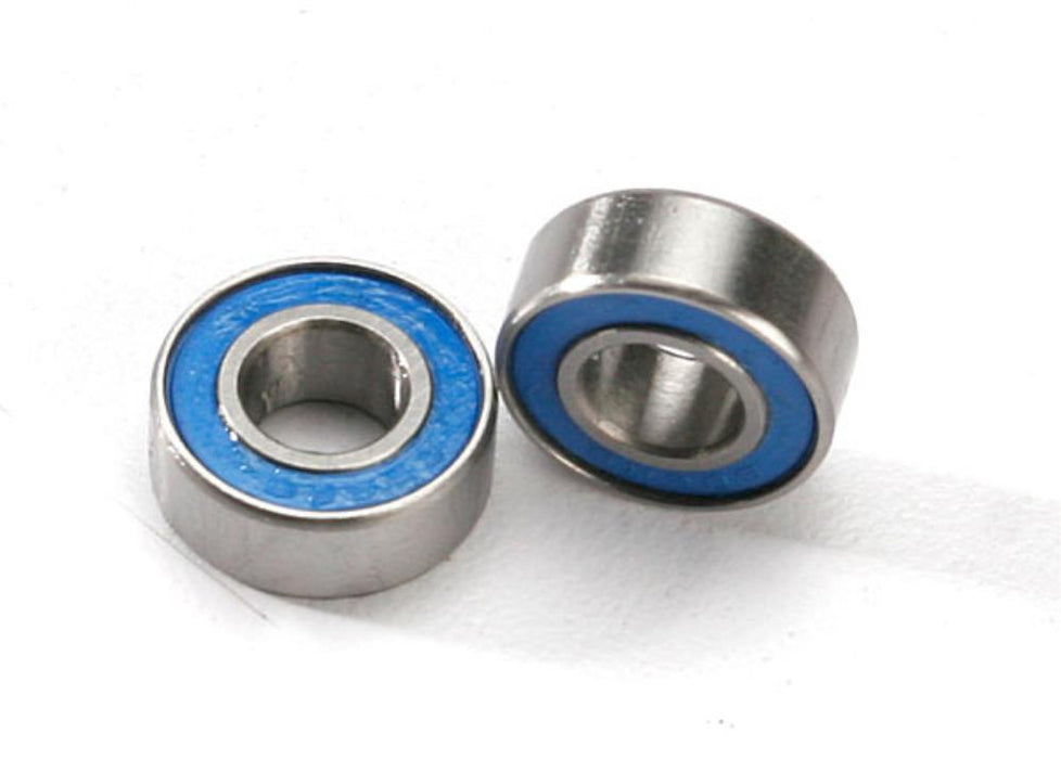 Traxxas 5180 - Ball bearings blue rubber sealed (6x13x5mm) (2)