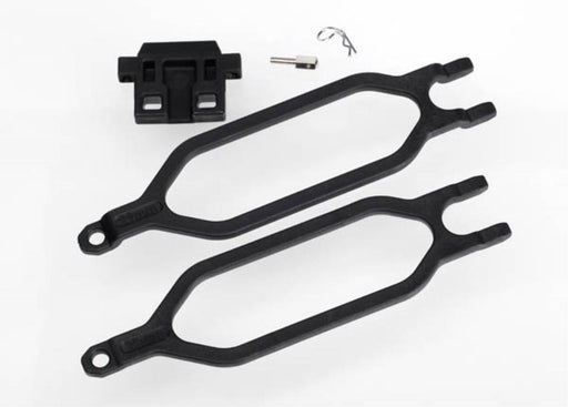 Traxxas 6727 - Hold down battery (2)/ hold down retainer/ battery post/ angled body clip (8827951153389)