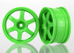 Traxxas 7374A - Wheels Volk Racing TE37 (green) (2) (8827978252525)