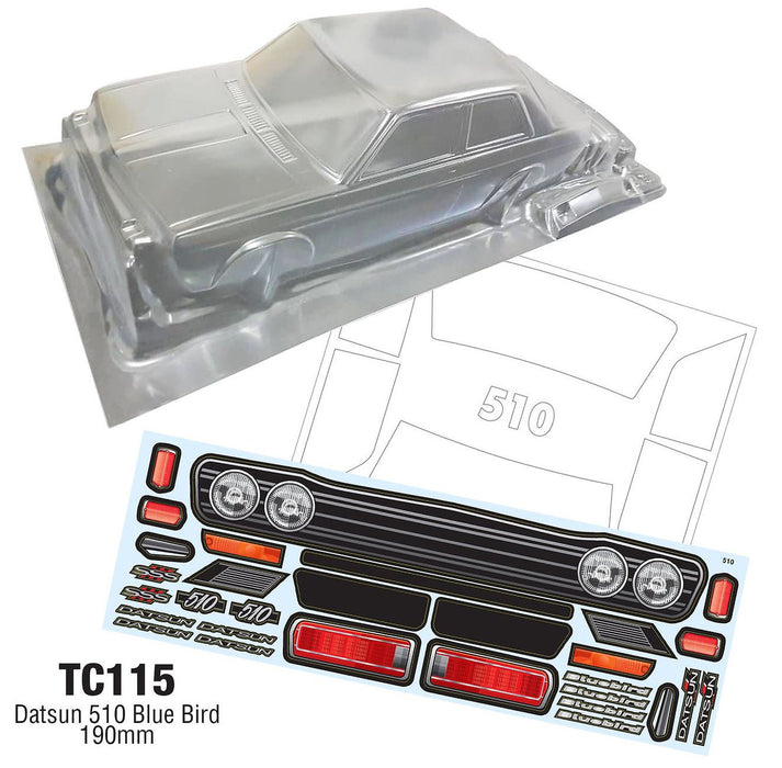 Team C TC115 1/10 Datsun Blue Bird 510 190mm (8319242174701)